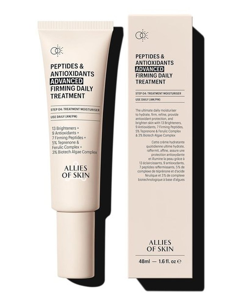 Allies of Skin Advanced Firming Daily Treatment - Peptides, Antioxidants & Brighteners | 48ml/1.6oz