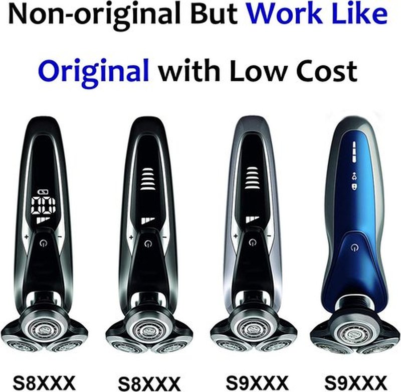 Philips Norelco SH90 Replacement Heads - Compatible with Series 9000 & 8950 Shavers