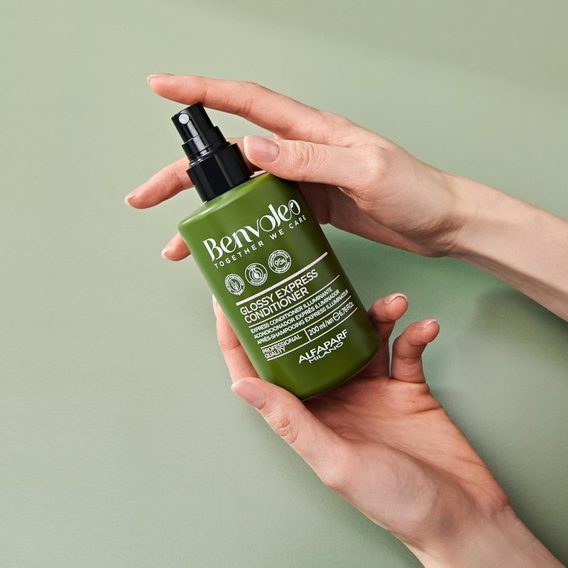 ALFAPARF MILANO Benvoleo Glossy Express Conditioner - Vegan, Sustainable Hair Care for Dull Hair - 6.76 FL. Oz.