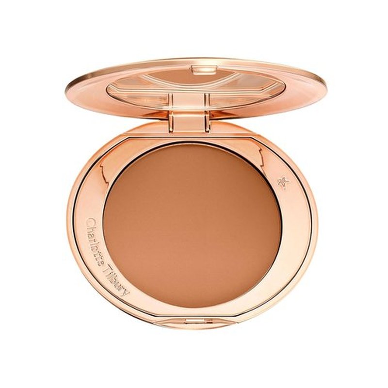 Charlotte Tilbury Airbrush Flawless Finish Setting Powder - Pore-Blurring Formula for Shine Control