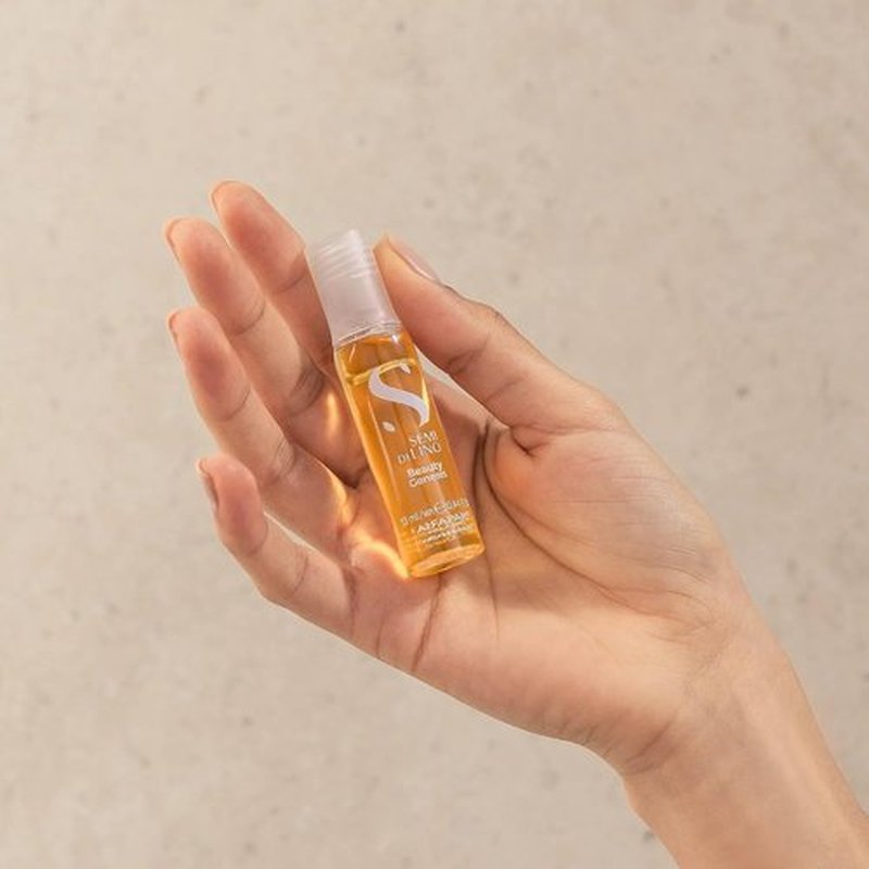 ALFAPARF MILANO Semi Di Lino Argan Ampoules - Radiant Hair Treatment Vials for Color Protection | 12 Vials (0.44 fl. oz. Each)