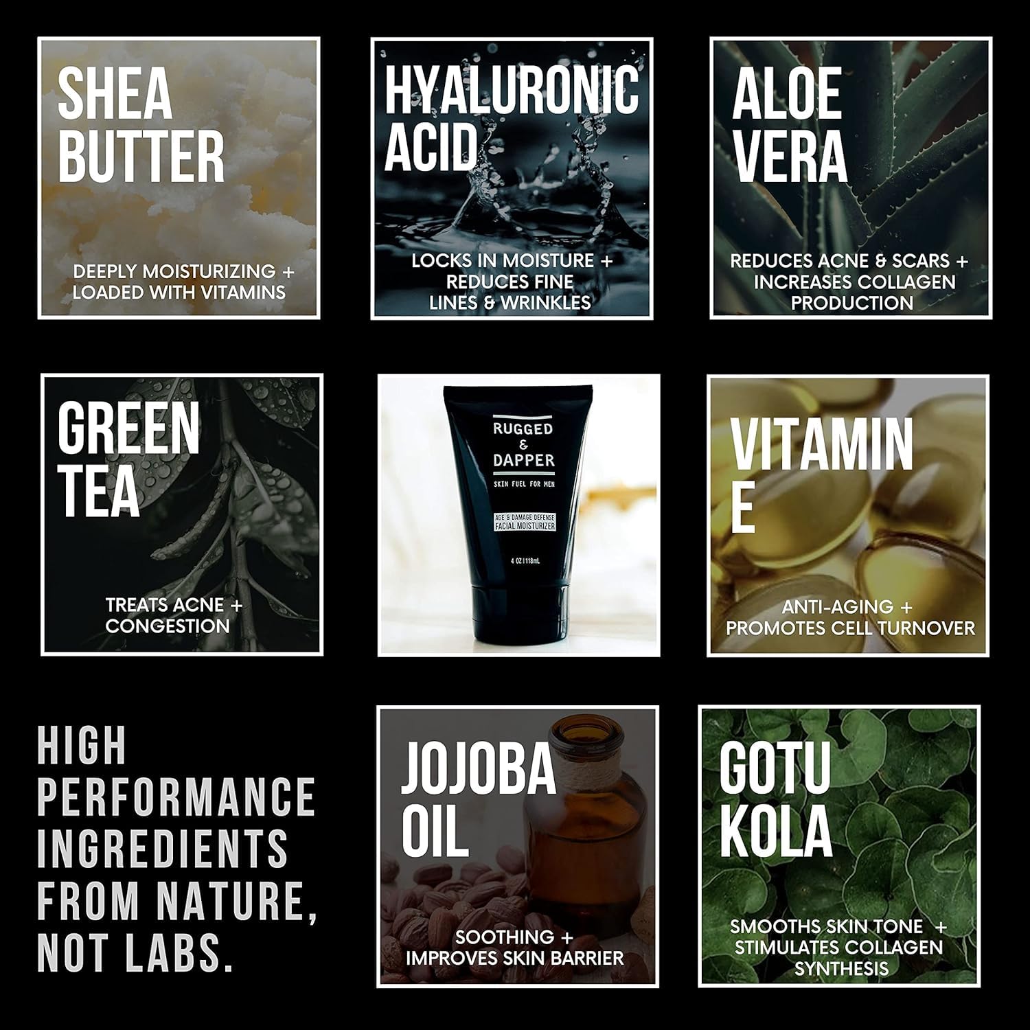 Men's Face Moisturizer for Dry Skin & Oily Skin - Unscented Mens Lotion for Face, Mens Face Lotion, Facial Moisturizer Face Cream, Anti Aging Face Moisturizer for Men, Use as After Shave Lotion PARENT