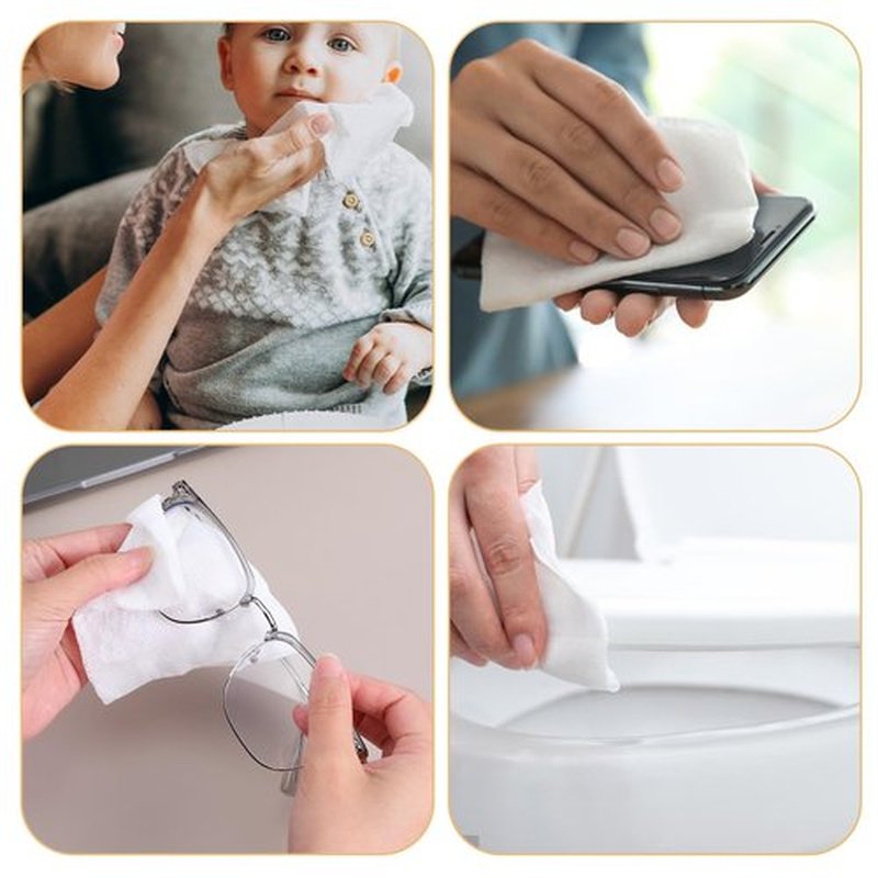 COMNICO 500 Pcs Compressed Towels, Bulk Disposable Face Towels Compressed Cotton Hand Wipe Expandable Wipes Portable Mini Washcloth for Outdoors Travel Hotel Hiking Camping