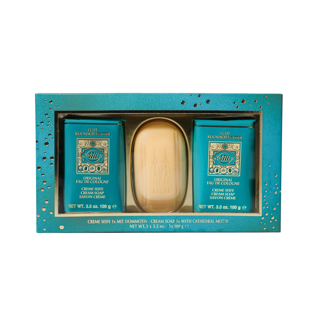 4711 by Muelhens for Men and Women: CREAM SOAP 3.5 OZ (BOX OF 3)