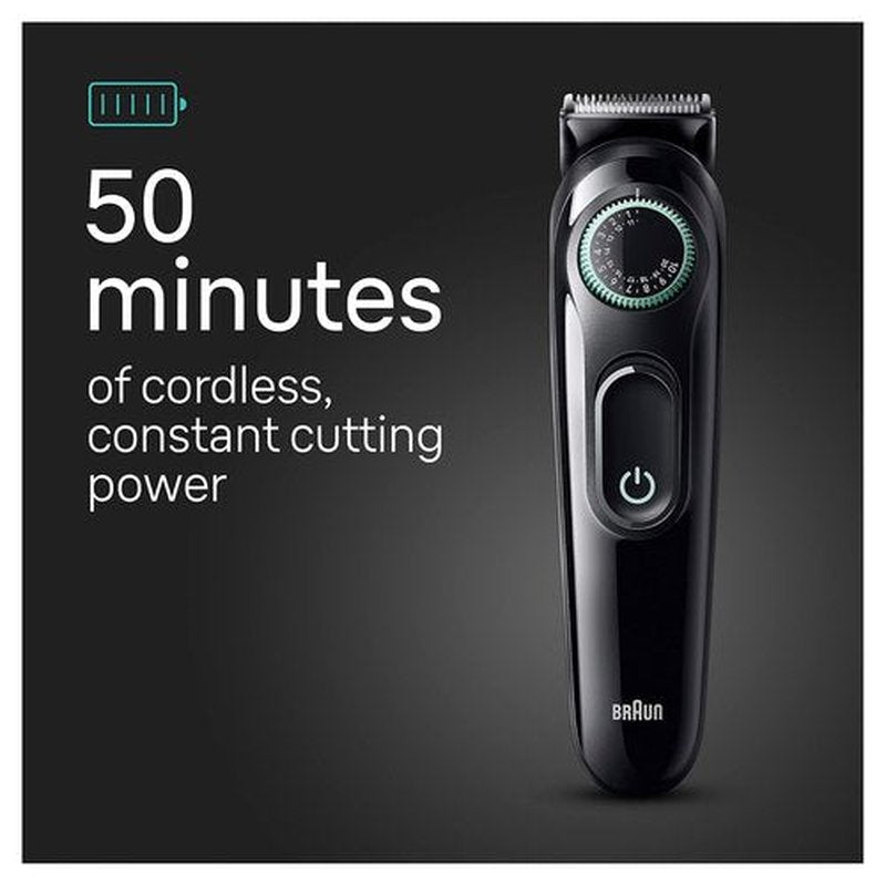 Braun All-in-One Style Kit Series 3 3430 - 3-in-1 Trimmer for Men | Beard, Ear & Nose Trimmer, Hair Clippers, 20 Length Settings