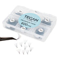 TEGAN LASH Promade Fan Mix Eyelash Extensions, From 3D - 16D, 0.03/0.05/0.07, C/CC/D, 9-15mm, Pre Made Eyelash, Easy Apply Premade False Eyelashes, Pestañas Abanicos Extensiones (3D, 0,07, CC, Mix)