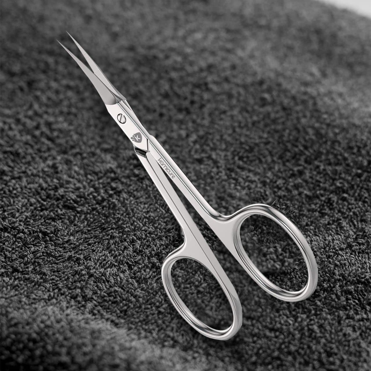 KAMICURE | Extra Fine Cuticle Scissors for Men Women - Multi Purpose Small Manicure Scissors, Pedicure, Finger & Toe Nail Scissors, Eyebrow Scissors