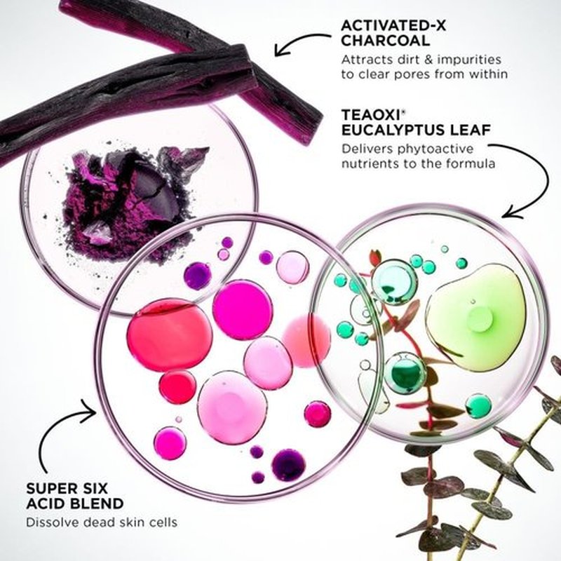 Glamglow SUPERMUD Clearing Face Mask - Instant Treatment for Acne-Prone Skin | Activated Charcoal & BHA