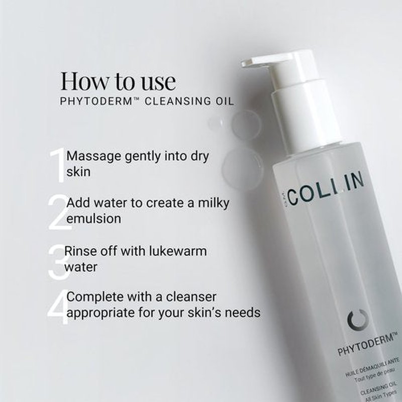 G.M. COLLIN Phytoderm Cleansing Oil | Face Cleanser and Makeup Remover