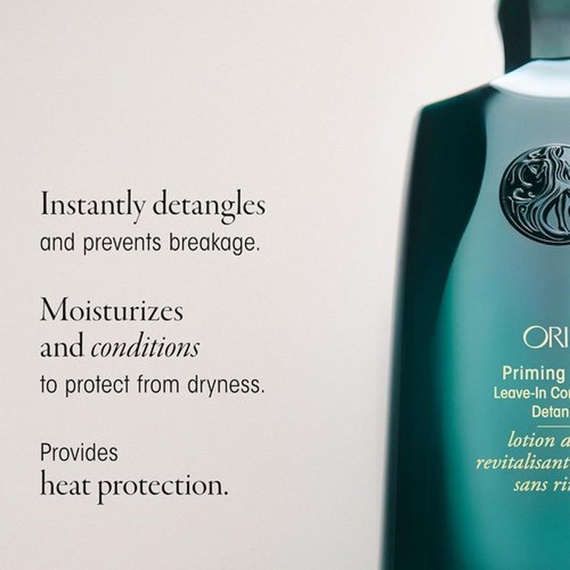 Oribe Priming Lotion Leave-In Conditioning Detangler - Moisturizing Formula for Thick, Curly & Coarse Hair - 8.5 oz