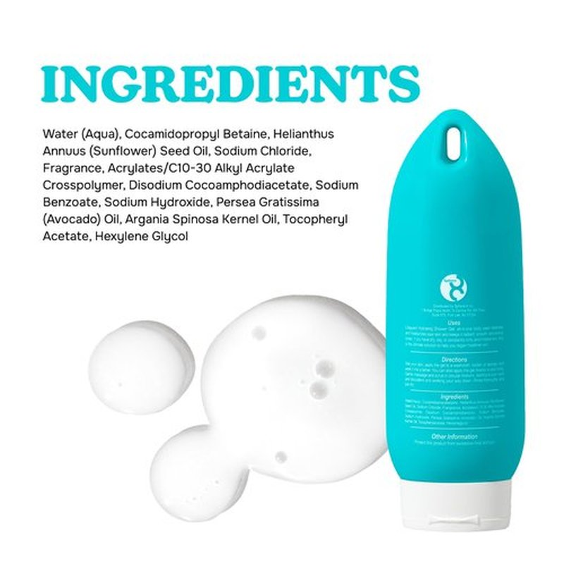Lifeguard Daily All-In-One Shower Gel - Fresh Fig Scent with Gentle Cleansing with Deep Hydrating and Nourishing for Women & Men - 8 fl. oz.
