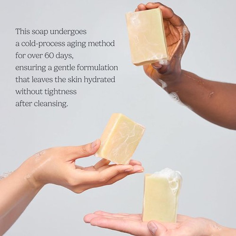 cepoLAB Biogenic Soap with 25% CLEPS®, Gentle Hydrating Cleanser – Cold Processed with Olive Oil, Shea Butter & Lavender Oil, Nourishing Skincare for Face & Body, 3.53 oz