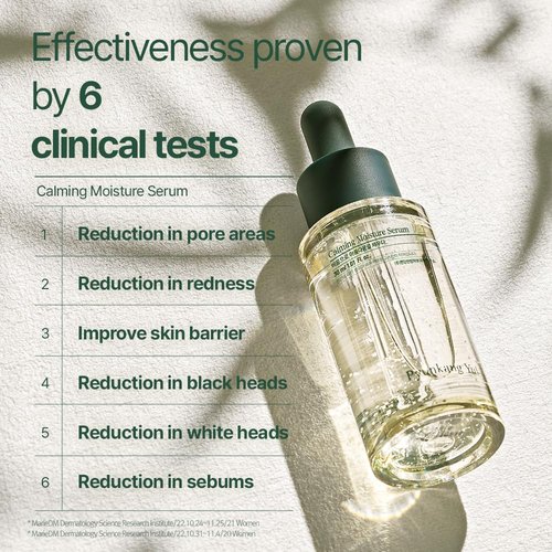 Pyunkang Yul Calming Moisture Serum - Daily Hydration & Skin Revival with Centella Asiatica, Tea Tree & 5 Hyaluronic Acids
