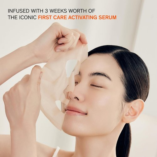 Sulwhasoo First Care Activating Sheet Mask - Hydrating Korean Mask for Dry Skin, Plumps & Strengthens Skin Barrier