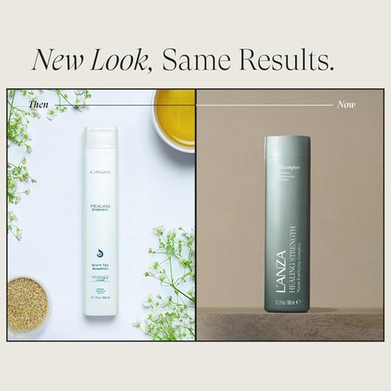 L'ANZA Healing Strength Shampoo - Moisturizing Formula for Dry, Damaged Hair | Color Safe & Sulfate Free