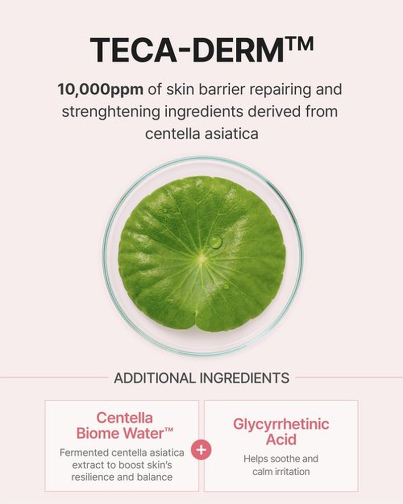 CENTELLIAN 24 Madeca Daily Repair Ampoule (Daily Soothing, 1.69fl oz) - Soothing & Hydrating Facial Serum for Sensitive Skin, Skin Barrier Repair & Fast Absorption, Korean Skin Care