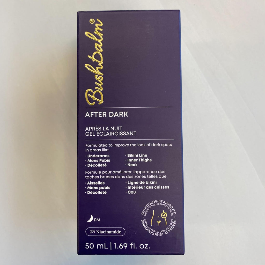 Bushbalm Brightening Routine Bundle - After Dark Brightening Gel & Radiant Reset Exfoliating Pads for Underarm, Bikini Line & Intimate Areas - TXA, Niacinamide and Aloe Vera - Fragrance-Free