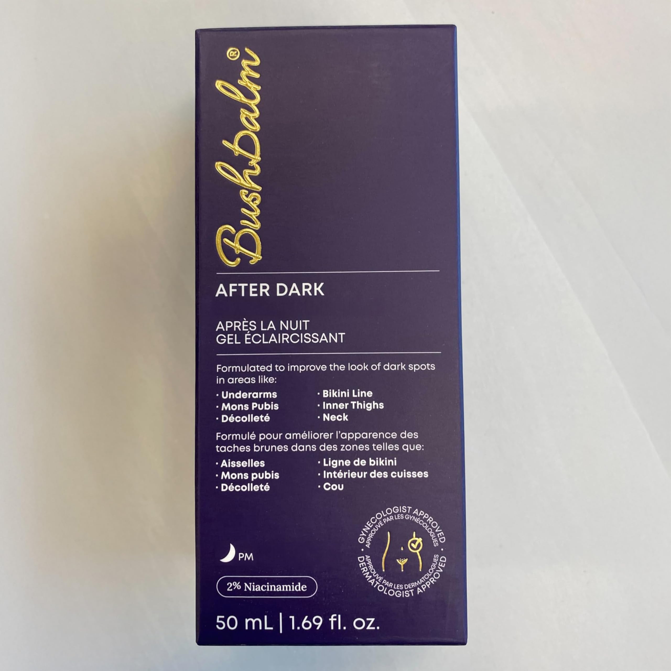 Bushbalm Brightening Routine Bundle - After Dark Brightening Gel & Radiant Reset Exfoliating Pads for Underarm, Bikini Line & Intimate Areas - TXA, Niacinamide and Aloe Vera - Fragrance-Free