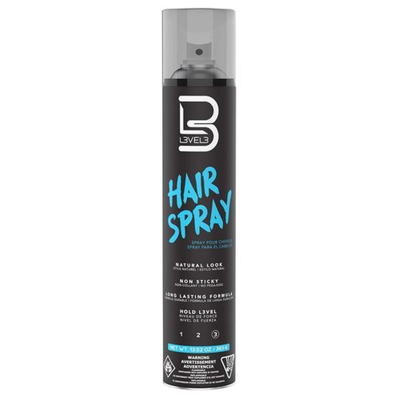 Level 3 Hair Spray by L3 - Long-Lasting Strong Hold for All Hair Types - 12.95 Fl Oz