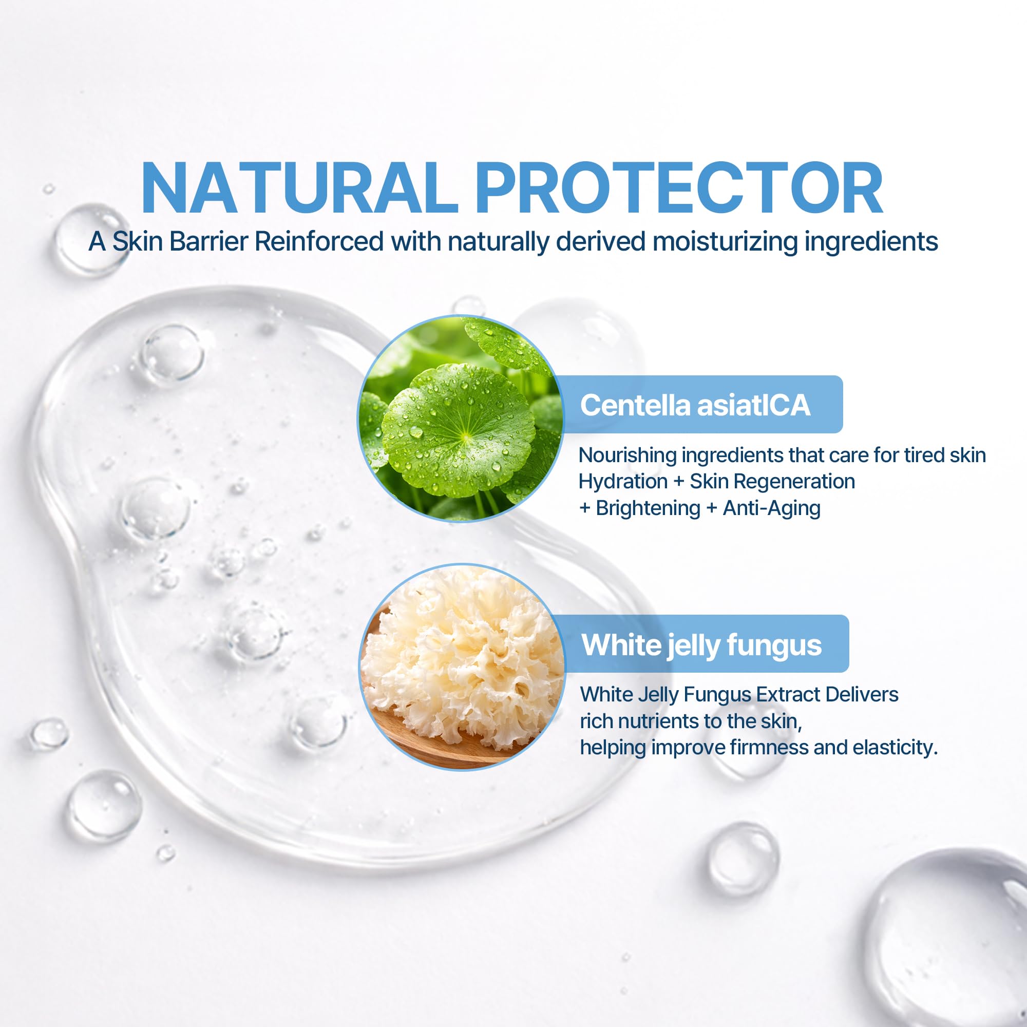 BR Waterfull Serum (1.35 fl.oz) - Low Molecular Hyaluronic Acid & Collagen for Deep Hydration, Firming & Elasticity, Highly Concentrated K-Beauty Facial Serum