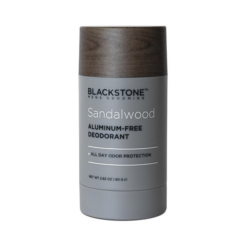 Blackstone Men's Grooming Deodorant - Aluminum-Free, All-Day Odor Protection | Sandalwood (2.82 oz)