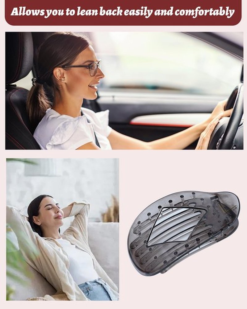 6 Pcs Flat Hair Claw Clips,4.1"Nonslip Large Round Lay Hair Clips for Women,Strong Hold French Clips for Thick Thin Hair Yoga Driving