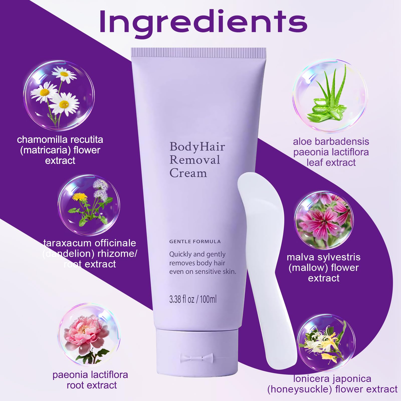 Removal Cream for Sensitive Skin, Durable and Smooth for Men and Women