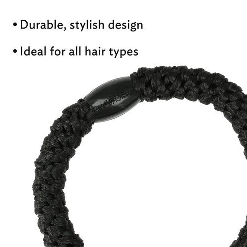 L. Erickson Green Hair Ties for Thick Hair, Grab & Go Ponytail Holders, 8 Pack, Aloe, Thick No-Crease Bands with Strong Hold, Damage-Free Design, Calming Nature Blend