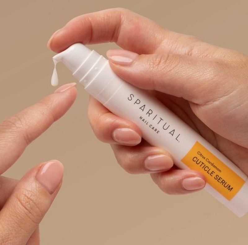 SpaRitual Cuticle Serum | Citrus Cardamom Cuticle Cream for dry cuticles | Formulated with jojoba oil, alfalfa root, and shea butter | 0.5 fl oz