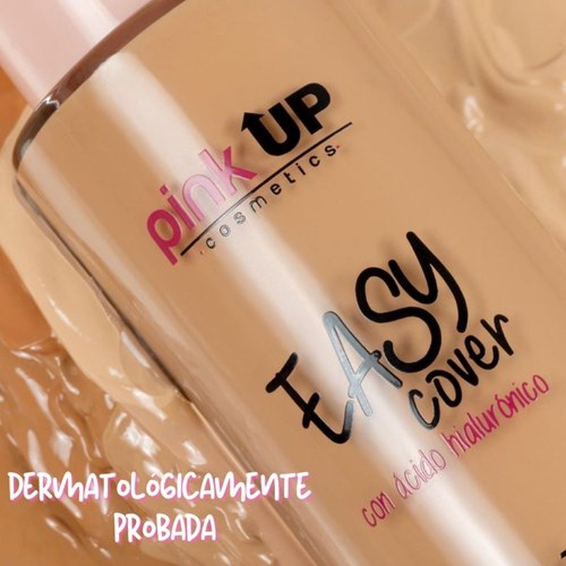 Pink Up | Easy Cover |Liquid Makeup | Medium coverage | Water-based & alcohol-free | Makeup | Foundation | Lightweight texture | Beige shade | Model PKEC300