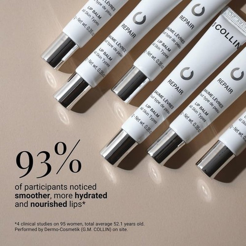 G.M. COLLIN Repair Lip Balm - Hydrating Treatment for Dry, Chapped Lips | Moisturizing Shea Butter
