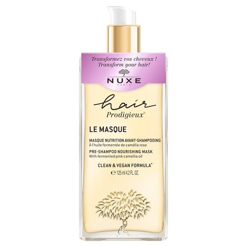 Nuxe Hair Prodigieux Pre-Shampoo Nourishing Mask - Intense Repair & Shine Treatment, 4.2 Fl Oz