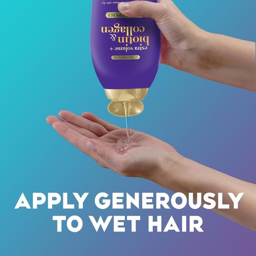 OGX Biotin & Collagen Shampoo - Extra Strength Volumizing Formula for Thicker Hair | 25.4 fl oz