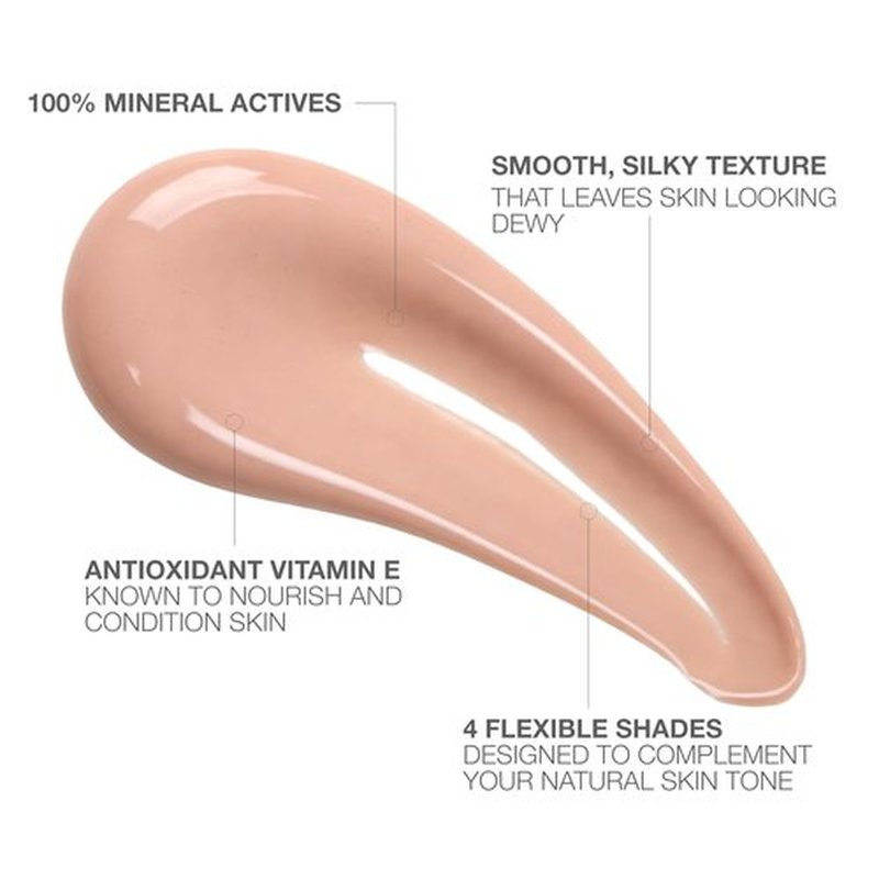 Neutrogena Purescreen+ Tinted Sunscreen - 100% Mineral Actives, Vitamin E, SPF 30, Water Resistant, 1.1 fl oz