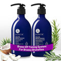 Luseta Blue Shampoo & Conditioner Set - Revive Cool Tones for Brassy Brunette Hair | 2x 16.9oz