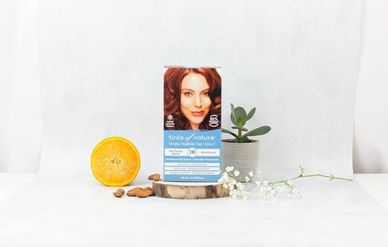 Tints of Nature 7R Soft Copper Blonde Hair Dye - Nourishing, Ammonia-Free Formula | 4.4 fl oz