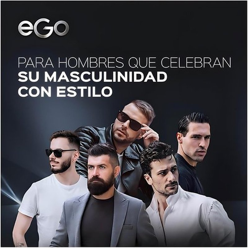 Gel eGo Black, 450 ML Gel Exclusively Made for Men with Irresistible Fragrance for Her (BLACK 450ML), Clear