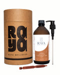 Raya Wellness - USDA Organic MCT Coconut Oil - Fractionated - Cold Pressed, Hexane Free - Glass Bottle - 16.9 fl oz (500 ml)
