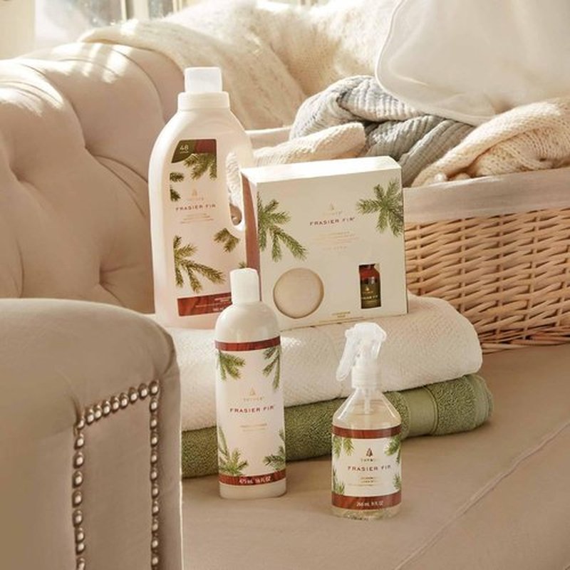 Thymes Laundry Detergent - Frasier Fir Scent - 32 Fl Oz for Fresh, Clean Clothes