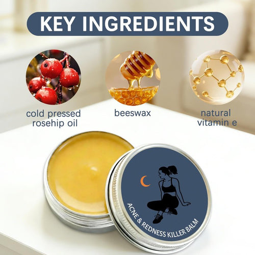 2pcs Acne & Redness Killer, Organics Acne Balm, Remove Skin Care Set Natural Plant Formula For All Skin Types