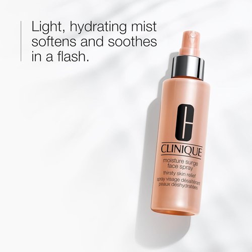 Clinique Moisture Surge Face Spray - Oil-Free Hydration for All Skin Types | Soothing & Refreshing