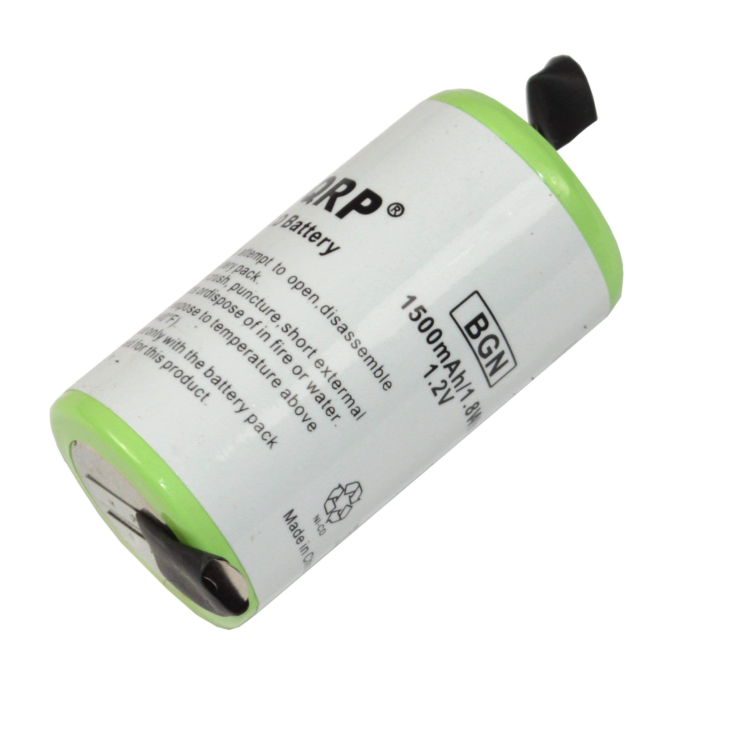 HQRP 10-Pack Battery Compatible with Wahl 00745-302 745-302 9877 9879 8900 8061 7070 7353 7045 7030 7037 7355 5-Star Shaver Trimmer