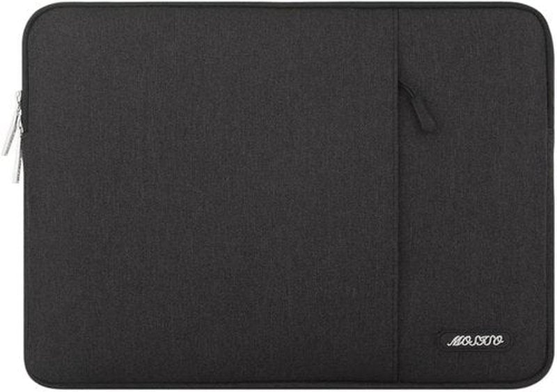MOSISO Laptop Sleeve - 13.3 Inch Compatible with MacBook Air/Pro & More | Durable Polyester, Black