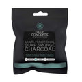 Multi Functionnal Soap Sponge Charcoal - Daily Concepts - Mild Texture Soap, Sponge With Infused With Detoxifying Charcoal Soap To Purge Skin Of Impurities And Elevate The Overall Texture Of Skin
