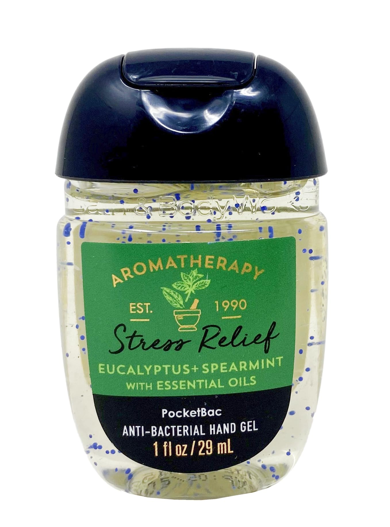 Bath & Body Works Aromatherapy Stress Relief Eucalyptus Spearmint - 3 Pack - Body Cream, Body Wash + Foambath and Hand Gel with a Natural Oats Sample Soap.
