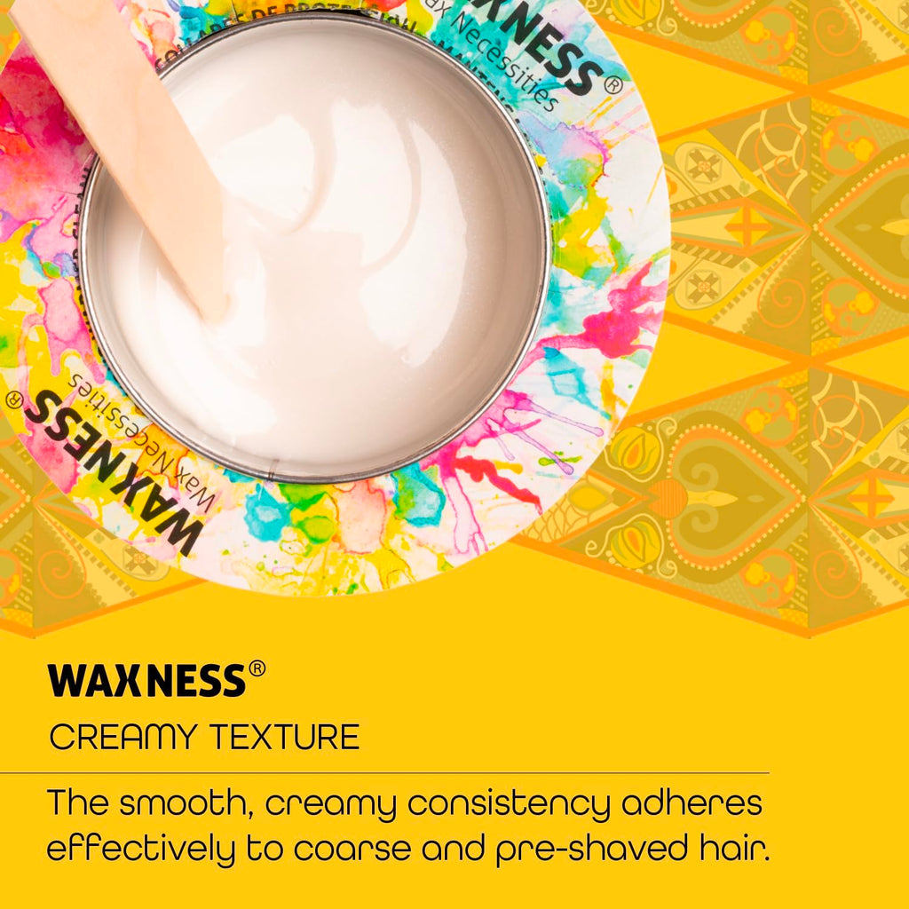 Waxness Russian Pearl Hard Wax Beads Bulk 22 lb (10 kg) – Rosin-Free Stripless Hard Wax with Creamy Texture and Skin Visibility, Salon Use – Made in Italy