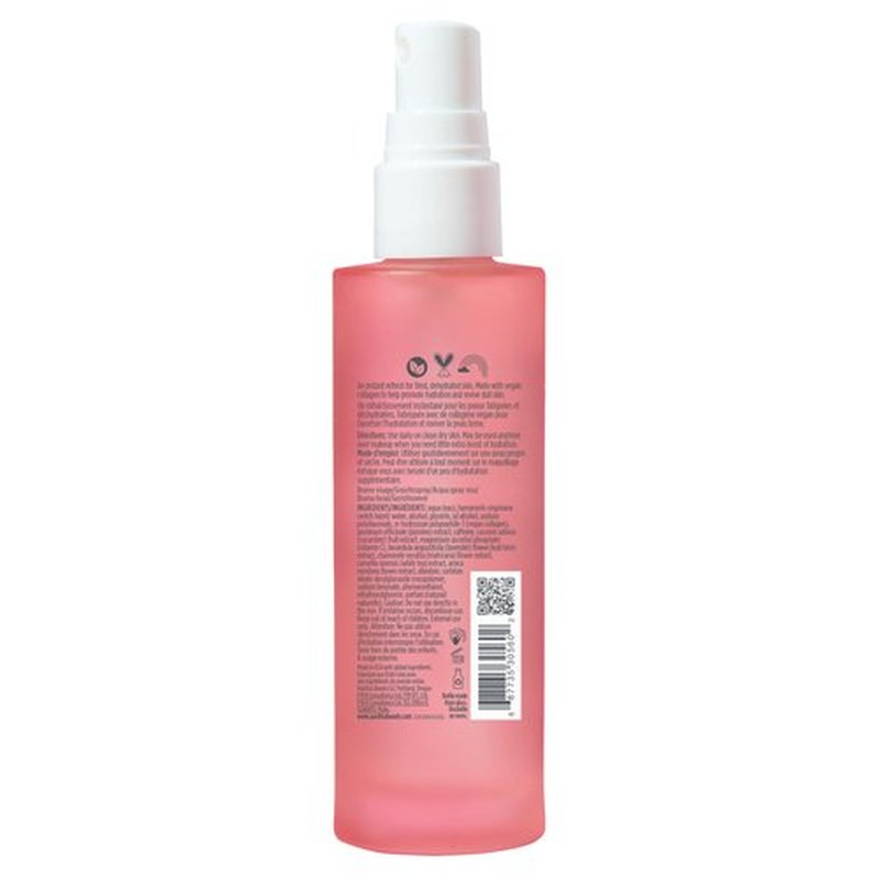 Pacifica Beauty Vegan Collagen Hydrating Setting Mist – Hydrating Illuminating Face Primer for Dewy Skin, w/Vegan Collagen & Squalane for Radiant Glow, Soft-Focus Pore Blurring Makeup Base