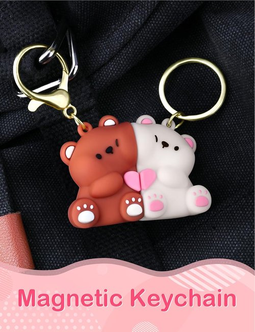 Chunlong Four Cute Keychain Gift for Boyfriend or Girlfriend | Perfect for Valentine's Day & Birthdays
