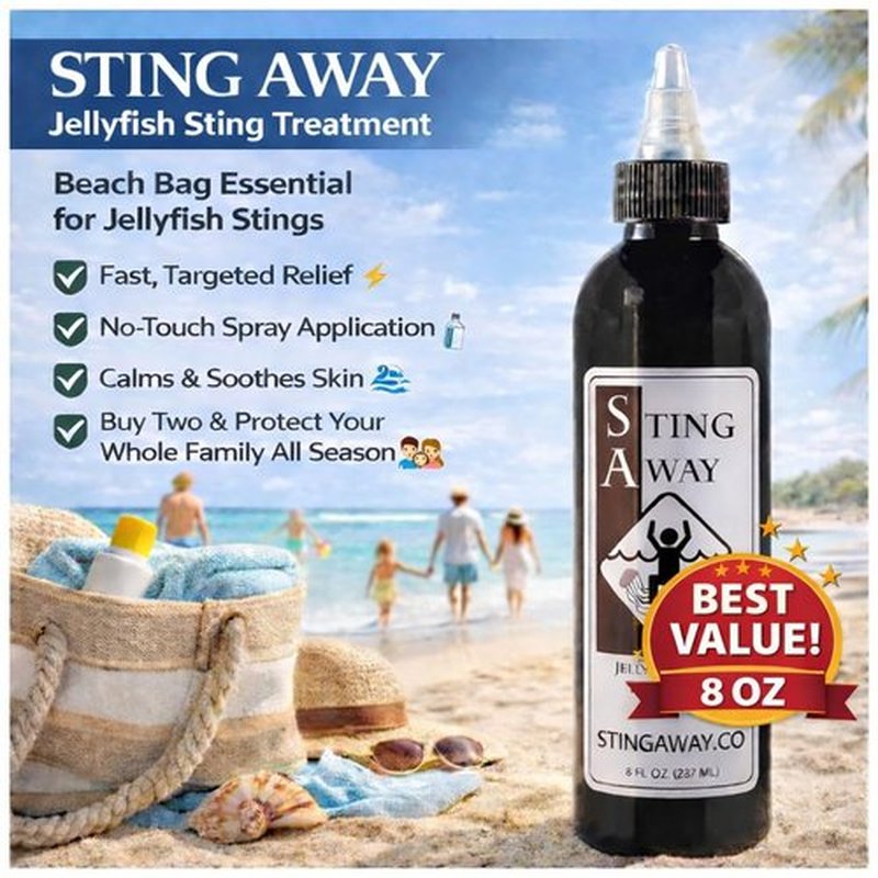 Sting Away - Jellyfish Sting Treatment (8 Ounce)