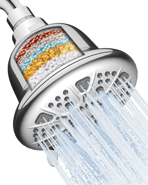 MakeFit Shower Head Filter Replacement Cartridge - 2-Pack for H5H117 Filtered Shower Head